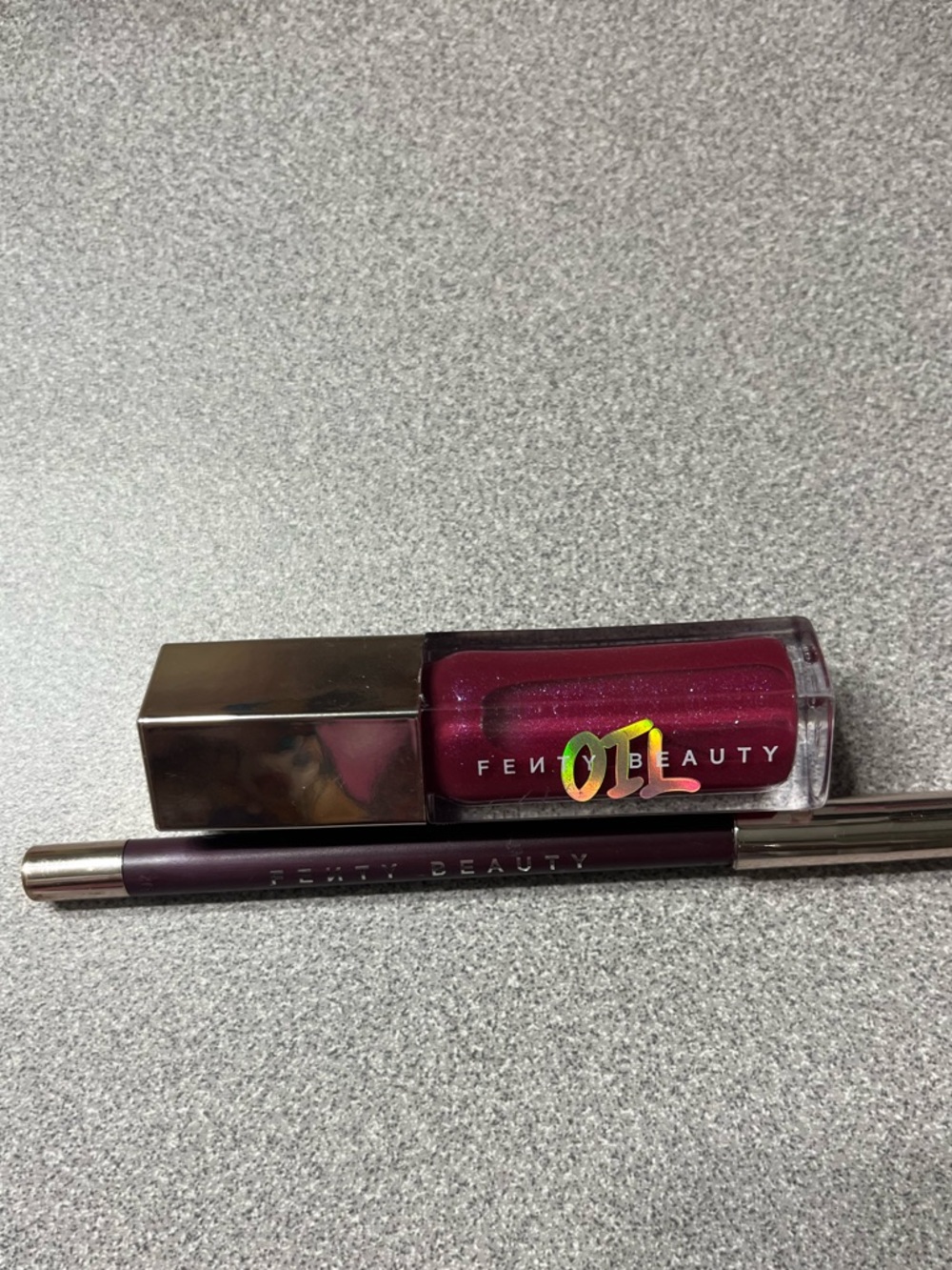 Fenty Beauty Lip Gloss & Lip Liner Set - Deep Plum